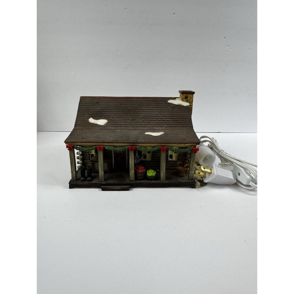 Holiday Time Ranch House Year 2008 Cowboy Christmas Collection In Box 5.25"x8.5"